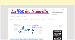 Desktop Screenshot of lavozdelnajerilla.com